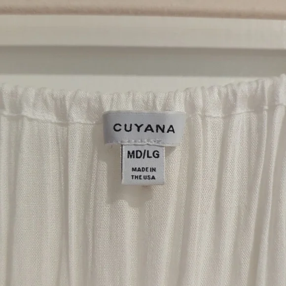 RARE! Cuyana Gathered Neck Maxi Coverup - White - MD/LG - Picture 5 of 5